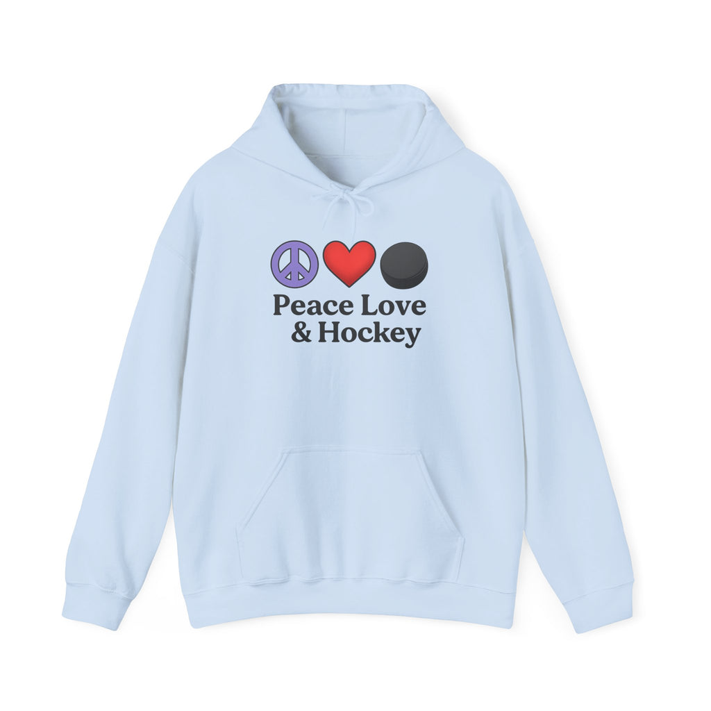 Peace Love & Hockey Hoodie