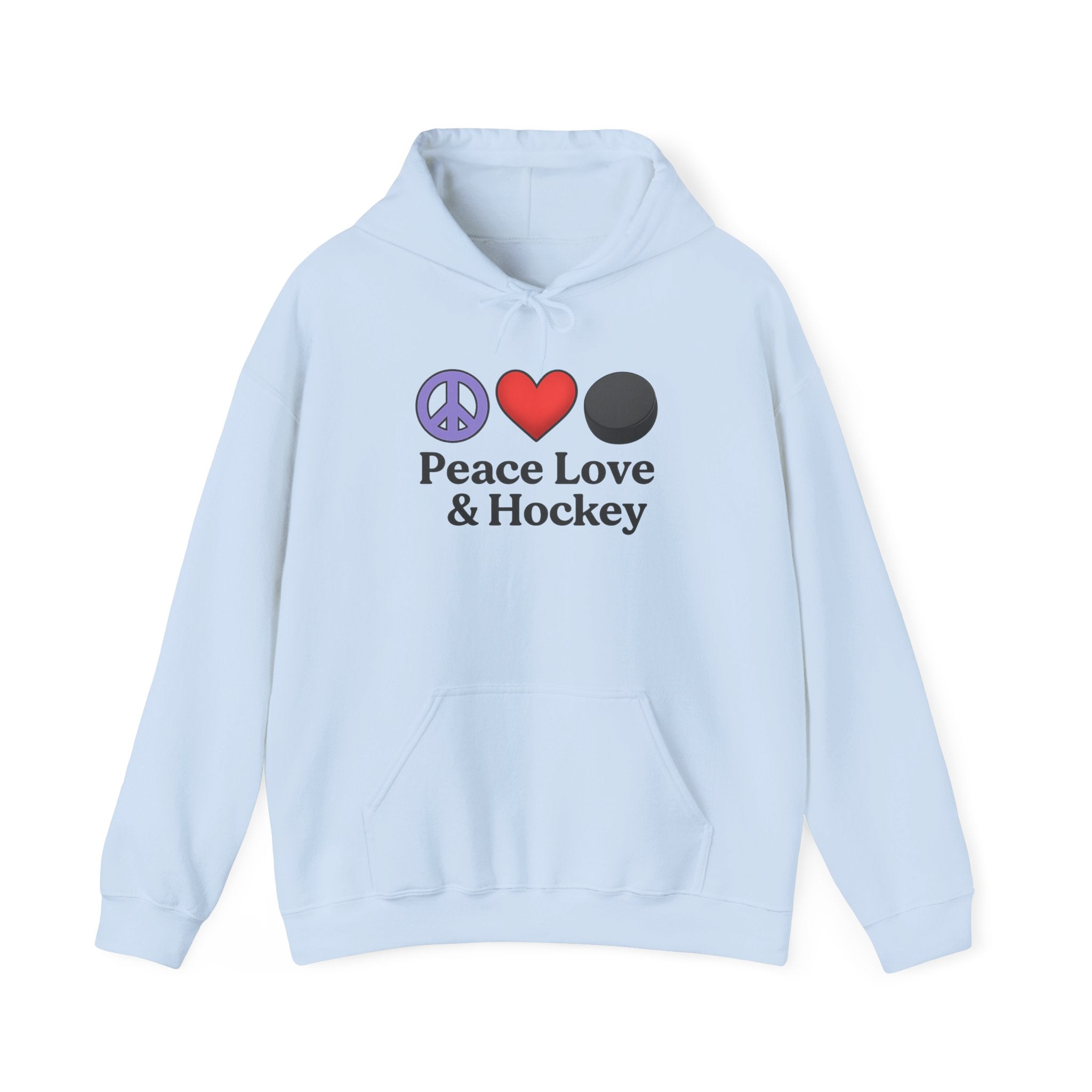 Peace Love & Hockey Hoodie