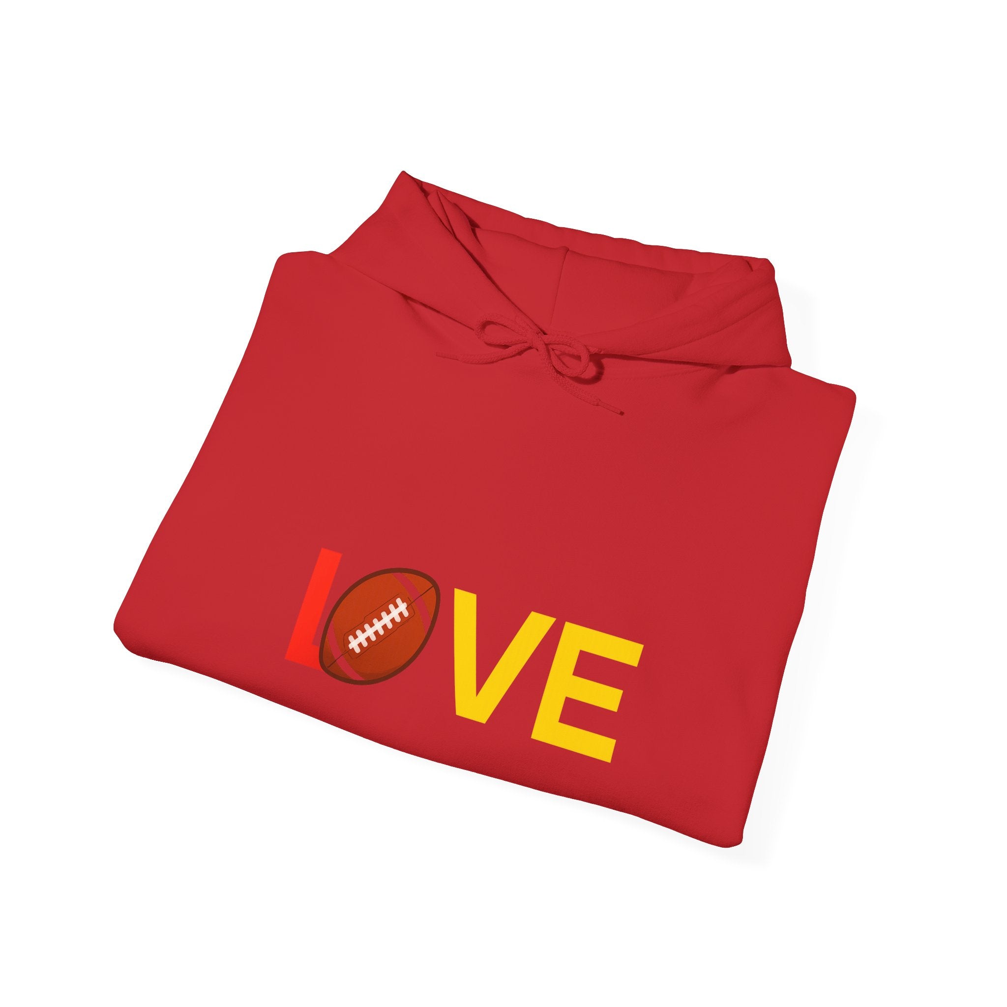 Football Love Hoodie - Heavy Blend