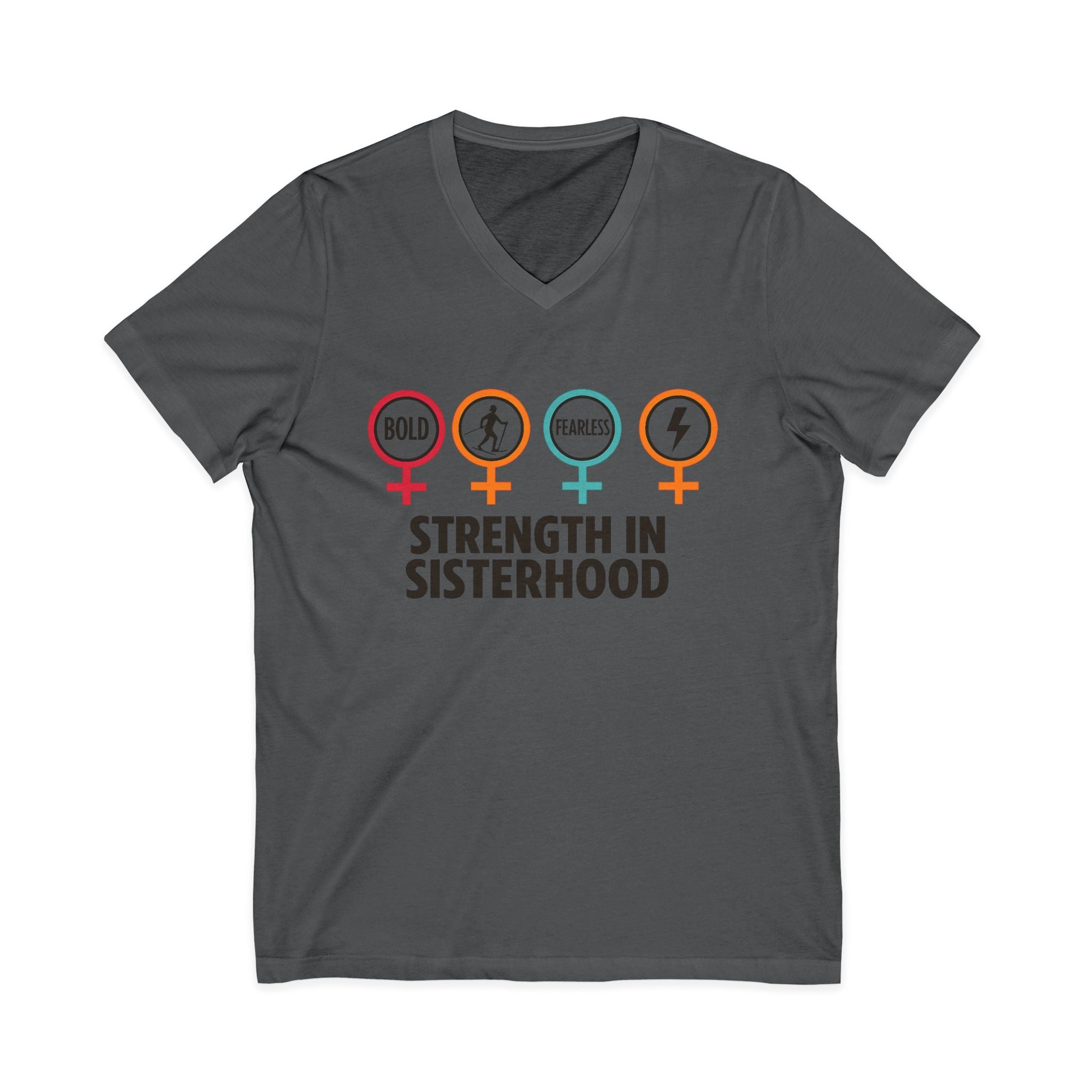 Empowering Sisterhood V-Neck Tee