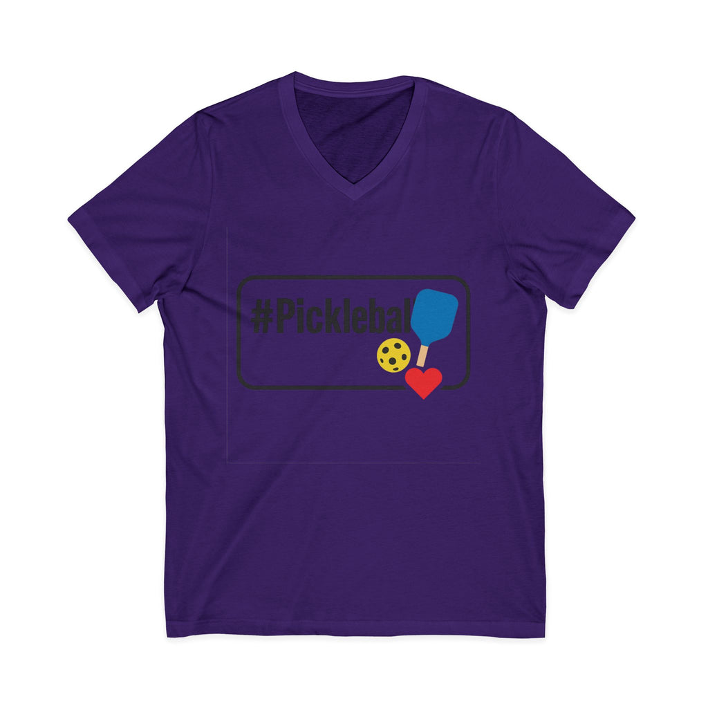 Pickleball V-Neck Tee for Fun Lovers
