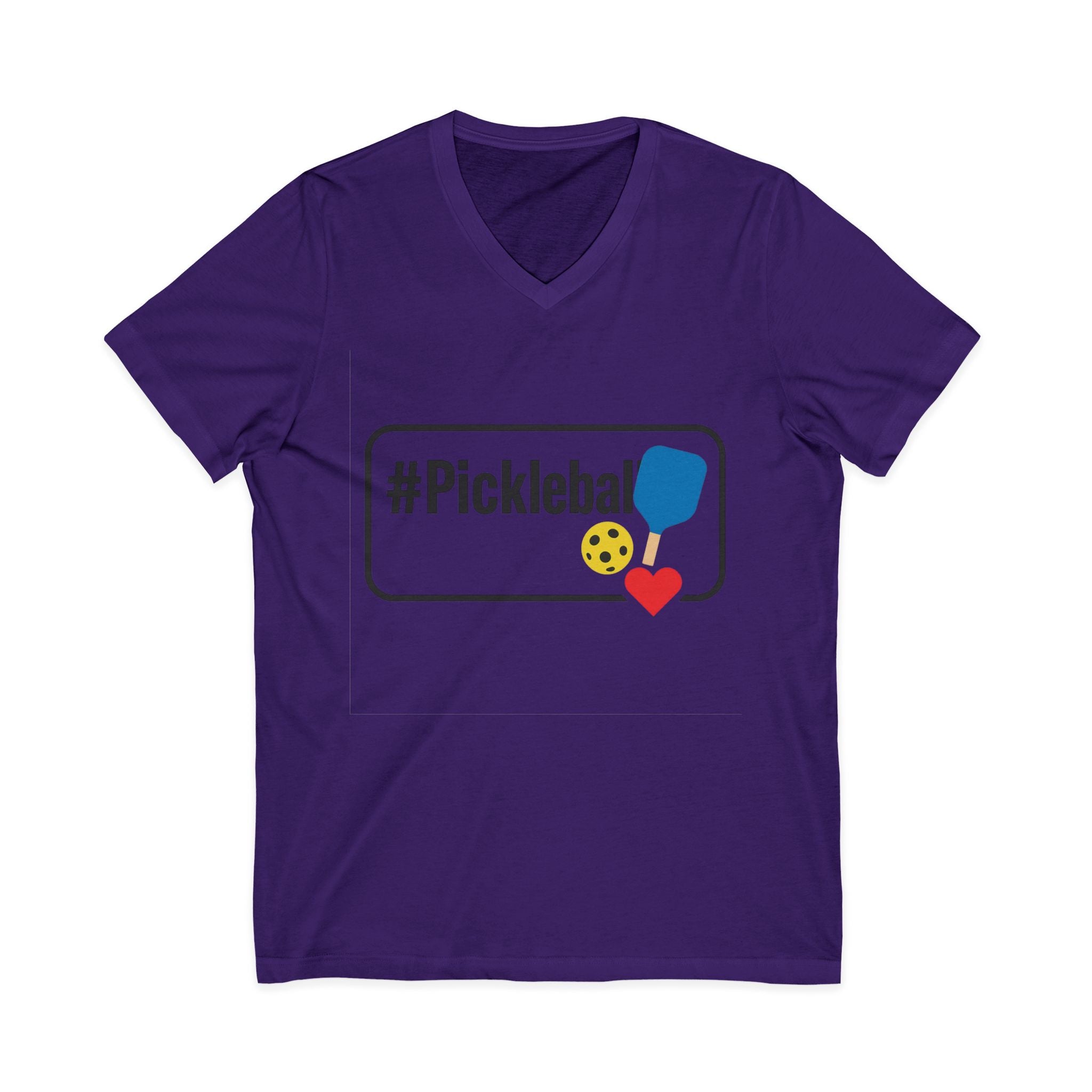 Pickleball V-Neck Tee for Fun Lovers