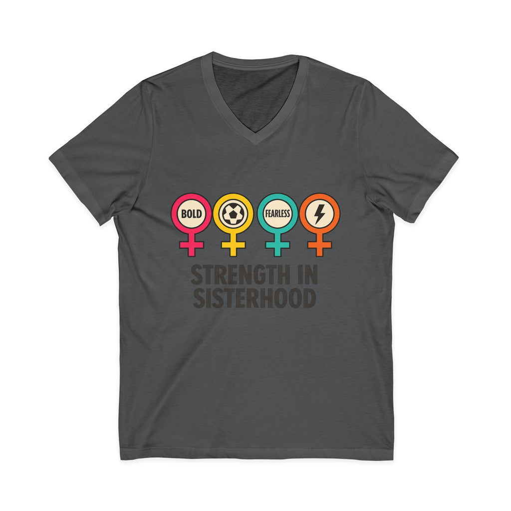 Empowerment V-Neck Tee: Strength in Sisterhood