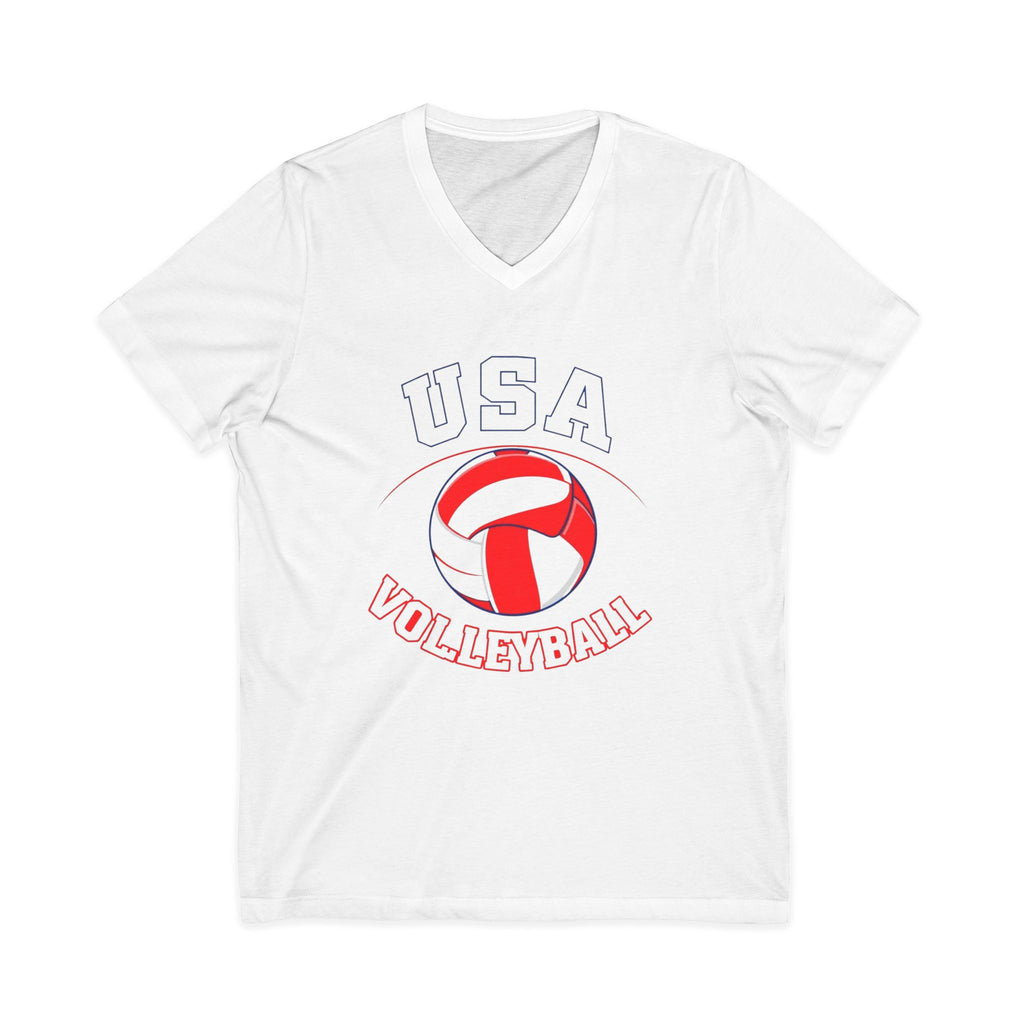USA Volleyball V-Neck Tee