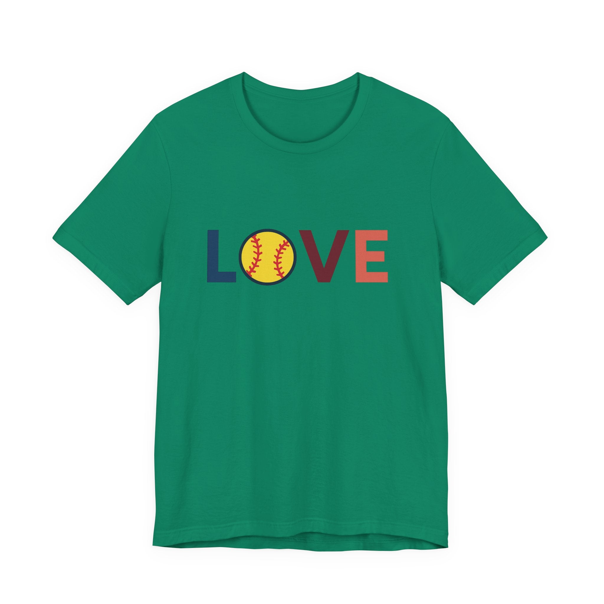 Softball Love Tee, Unisex T-Shirt, Gift for Sports Lovers
