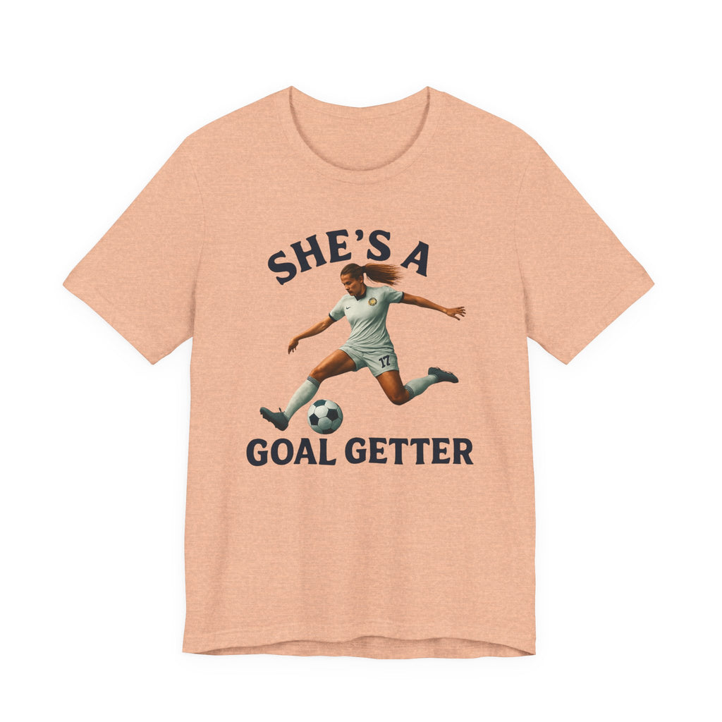Goal Getter Unisex Jersey Tee | Soccer Shirt for Sports Lovers