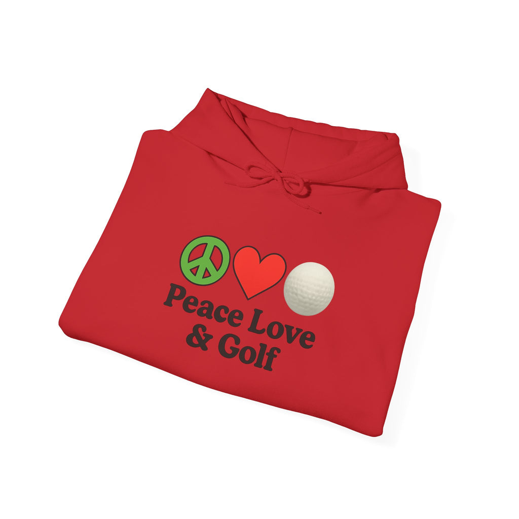 Peace Love & Golf Hoodie