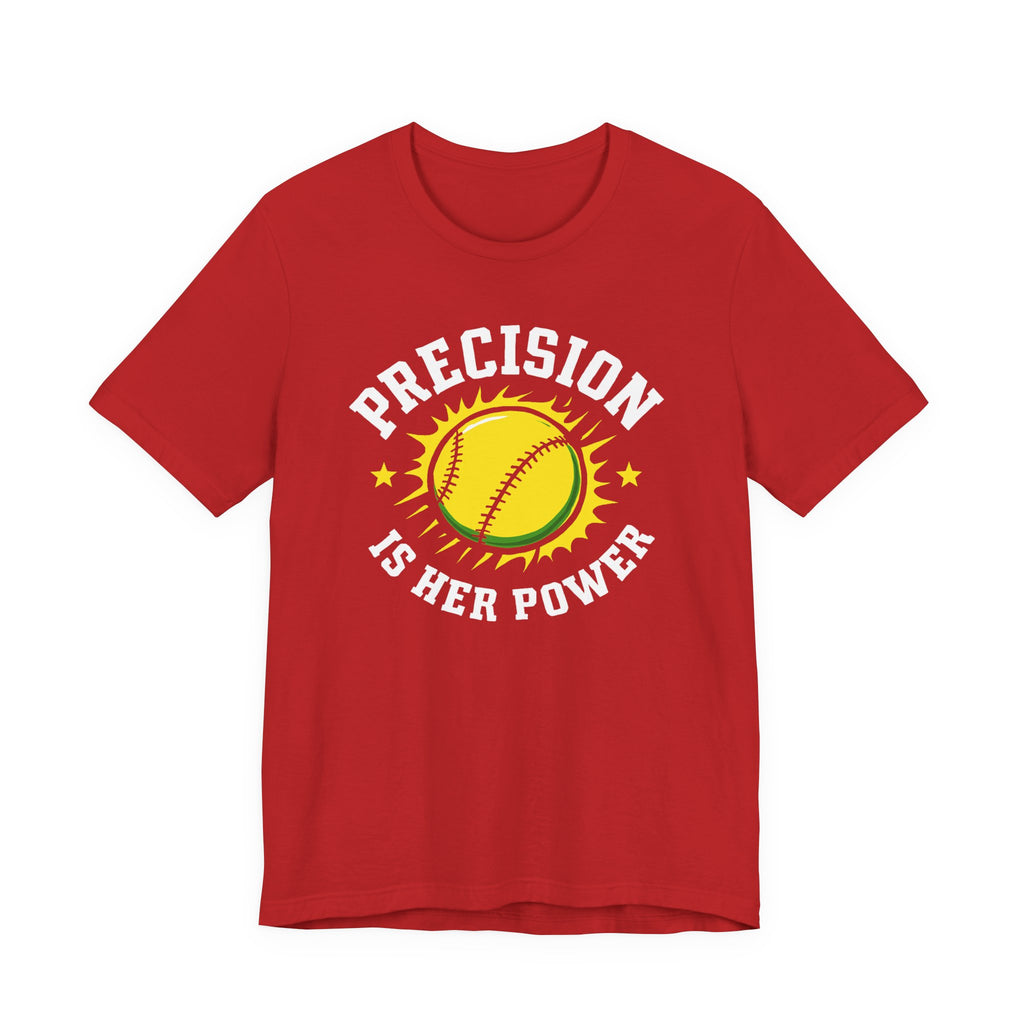 Softball Empowerment Tee - Precision is Her Power