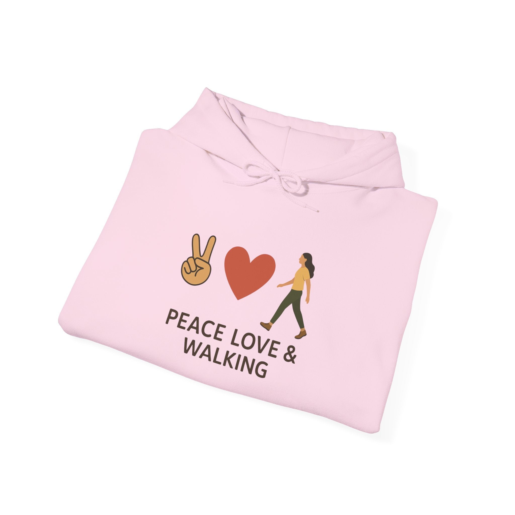 Peace Love & Walking Hoodie