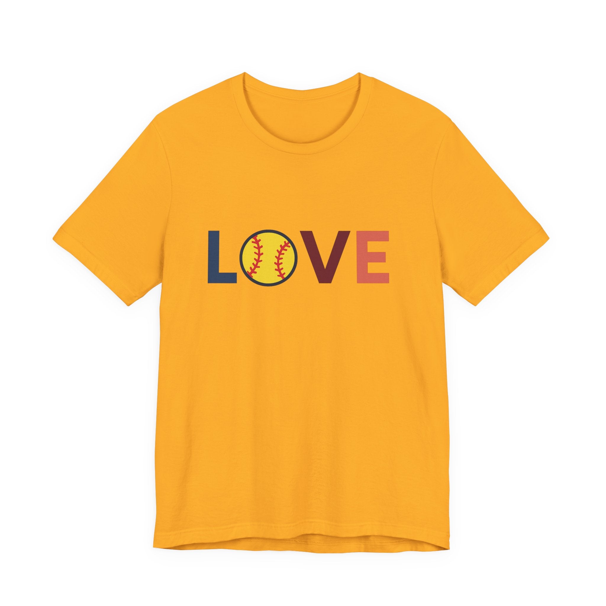 Softball Love Tee, Unisex T-Shirt, Gift for Sports Lovers