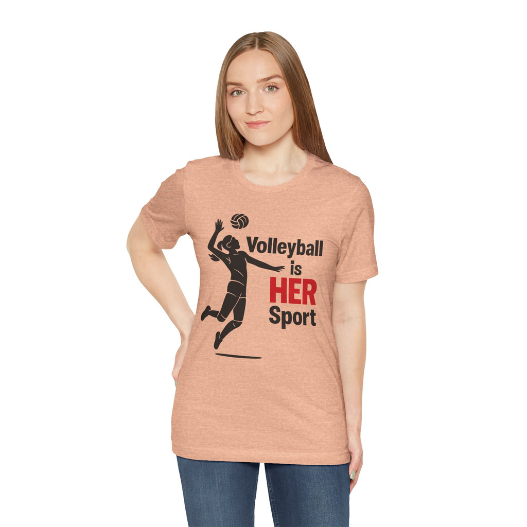 Women's Sports Pride Tee - Volleyball Is Her Sport