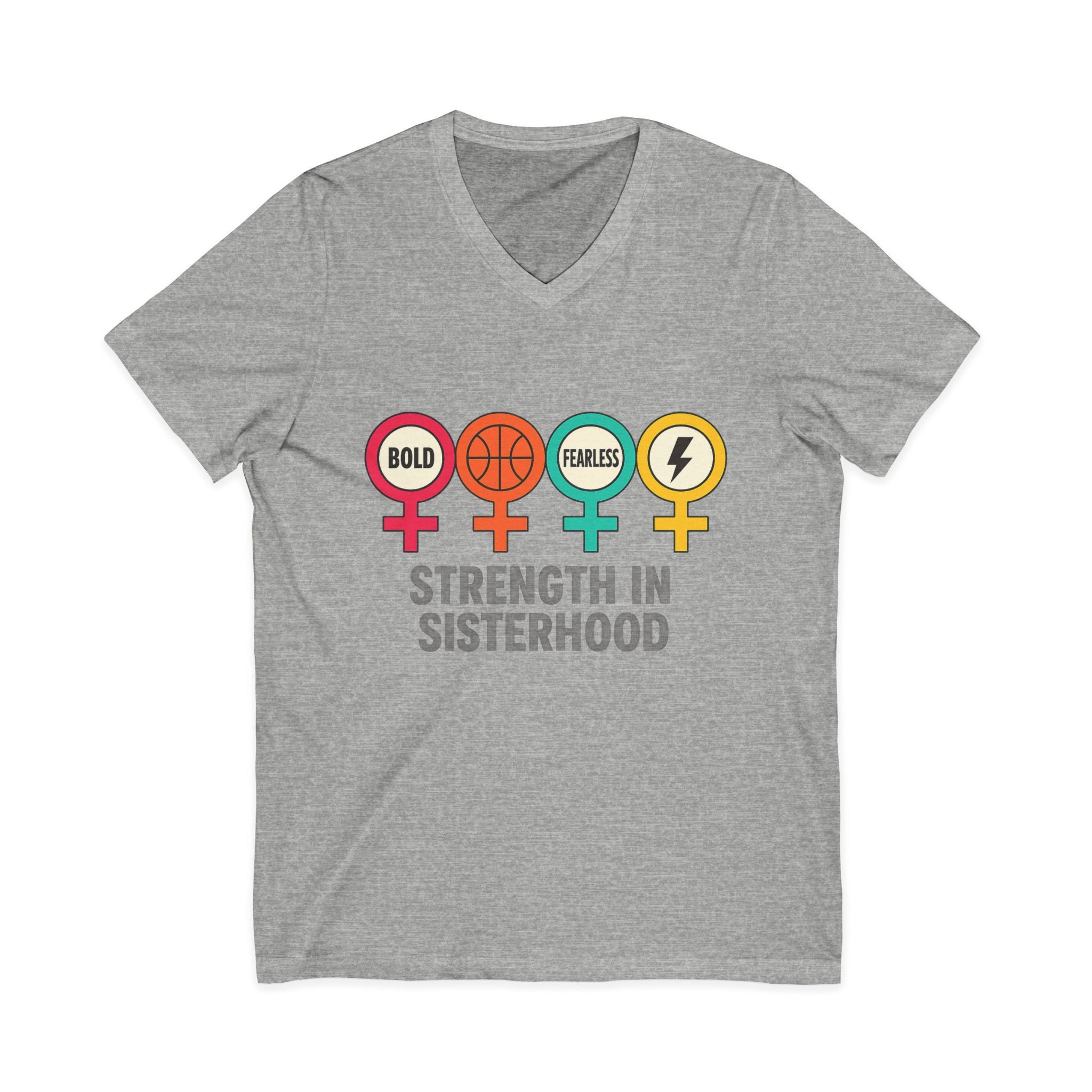 Sisterhood Strength V-Neck Tee
