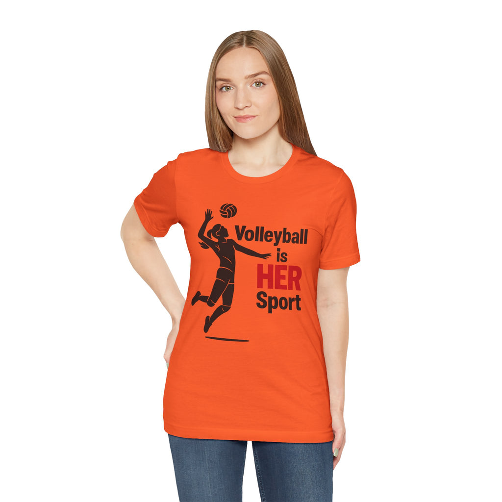 Women's Sports Pride Tee - Volleyball Is Her Sport