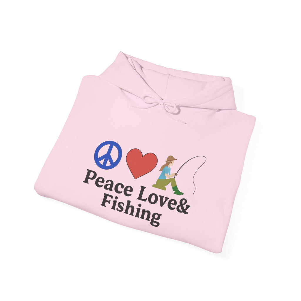 Peace Love & Fishing Hoodie