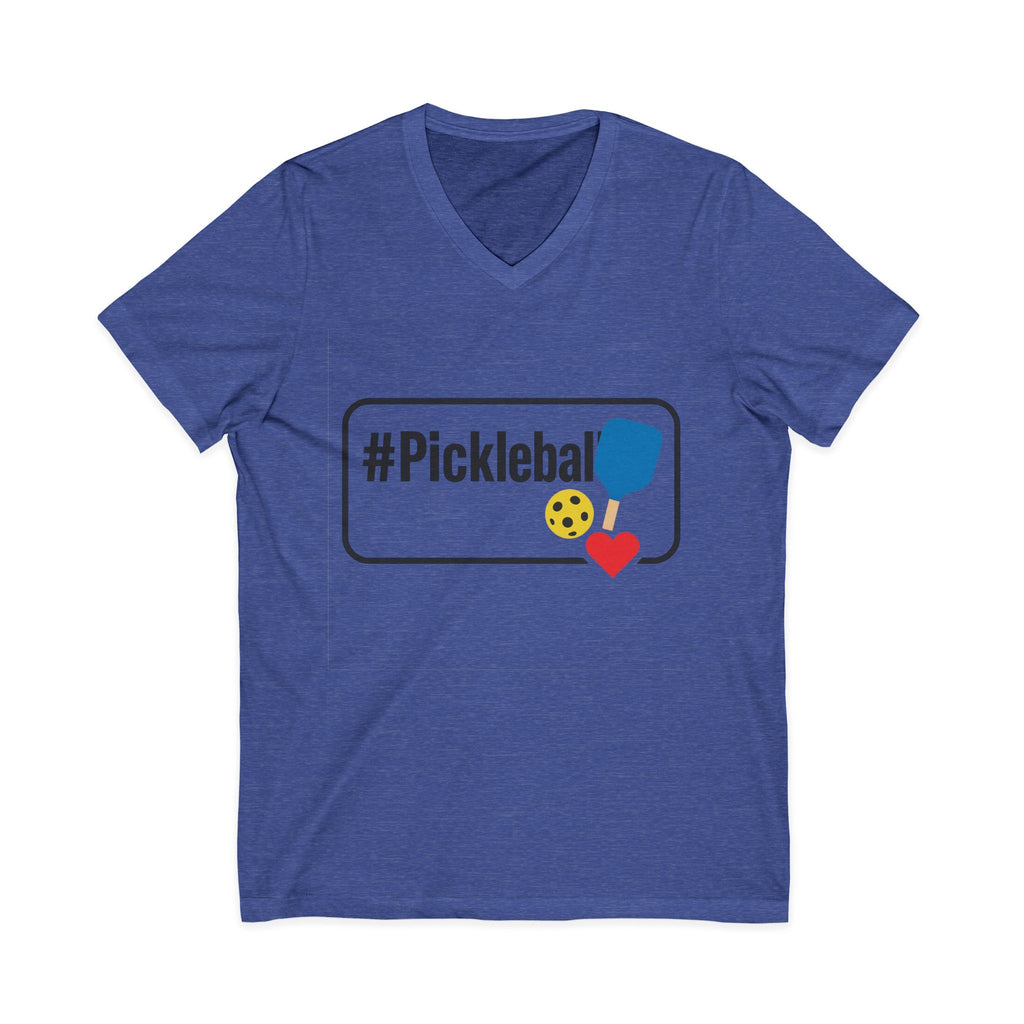 Pickleball V-Neck Tee for Fun Lovers