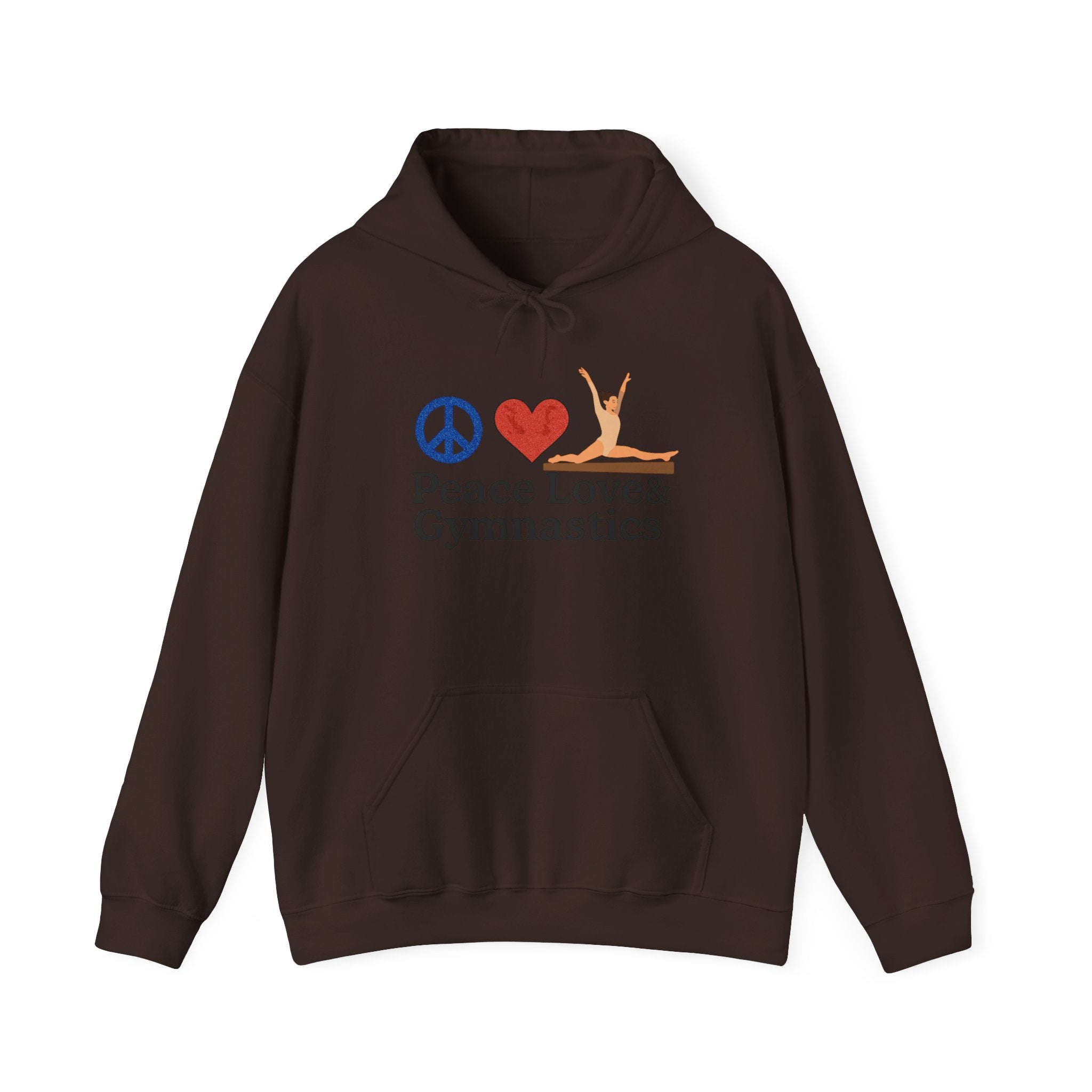 Peace, Love & Gymnastics Hoodie