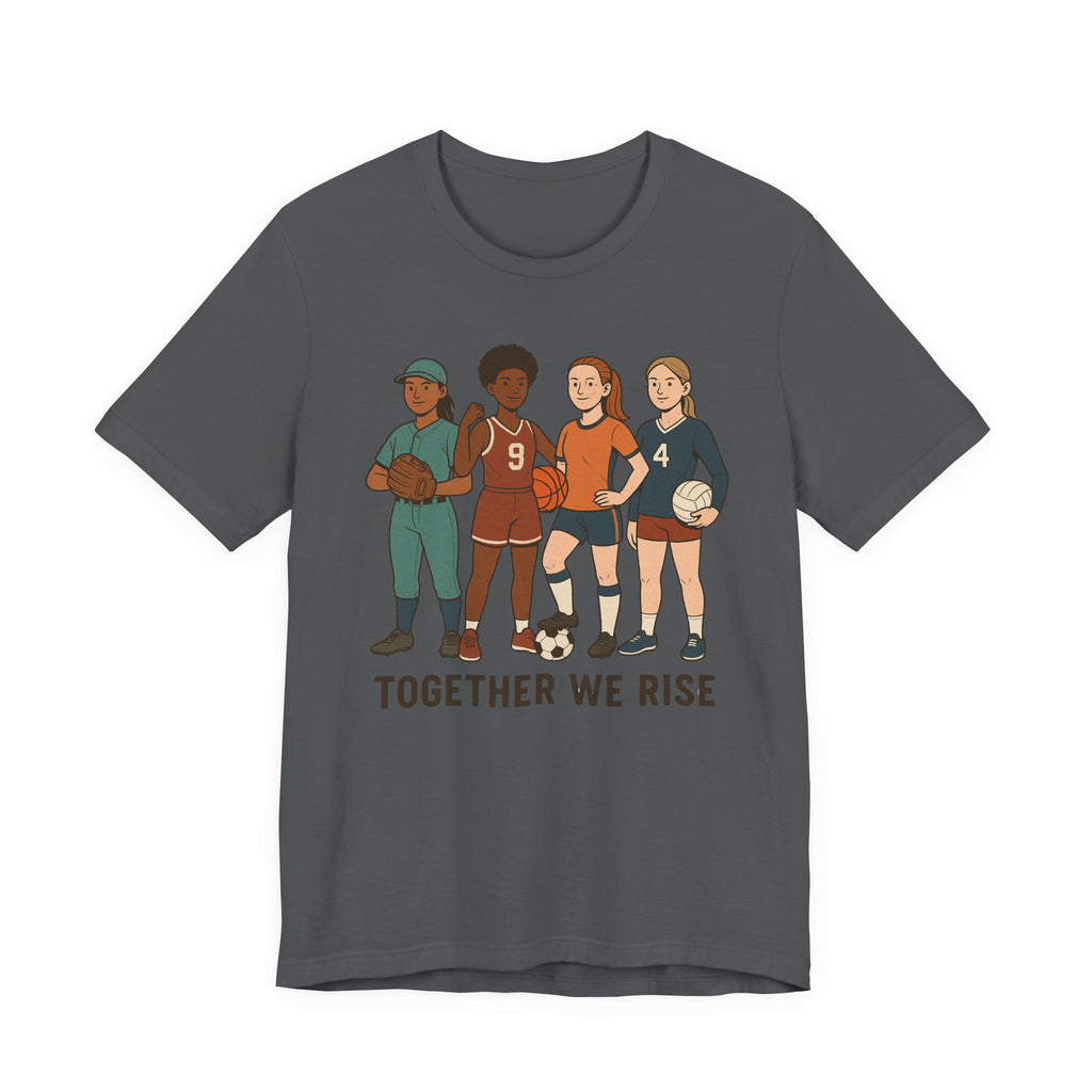 Empowering Together We Rise Tee | Unisex Jersey Short Sleeve T-Shirt