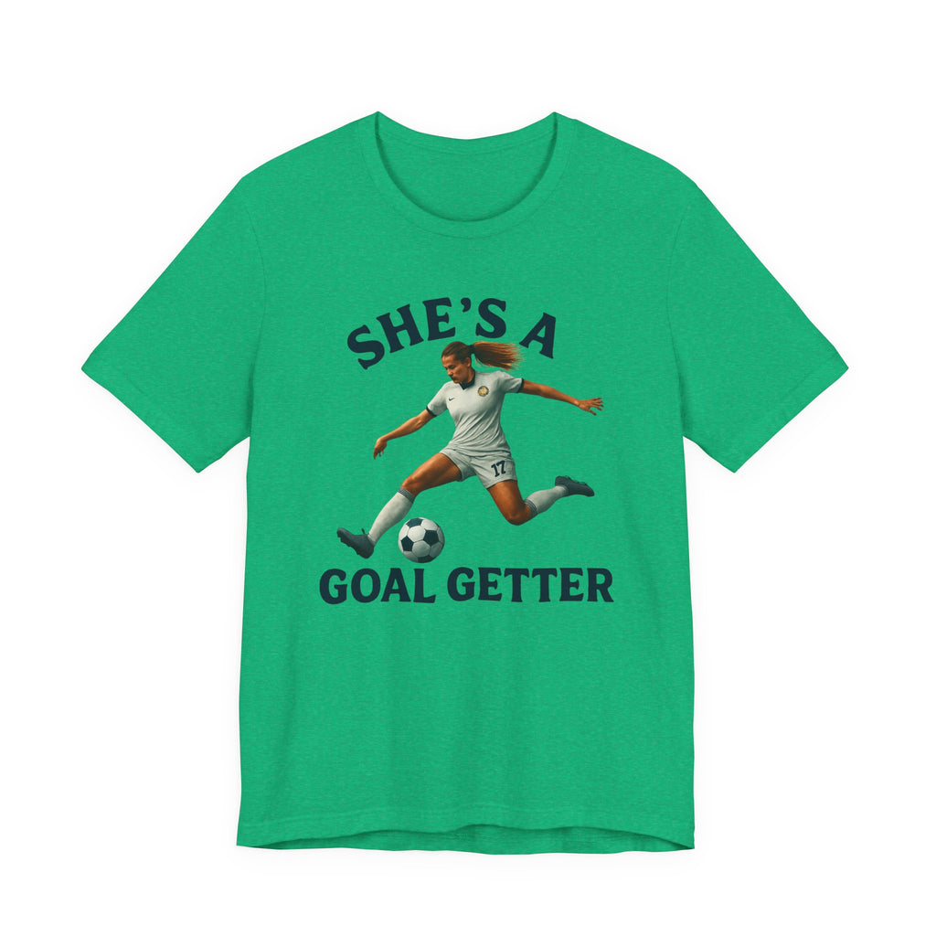 Goal Getter Unisex Jersey Tee | Soccer Shirt for Sports Lovers