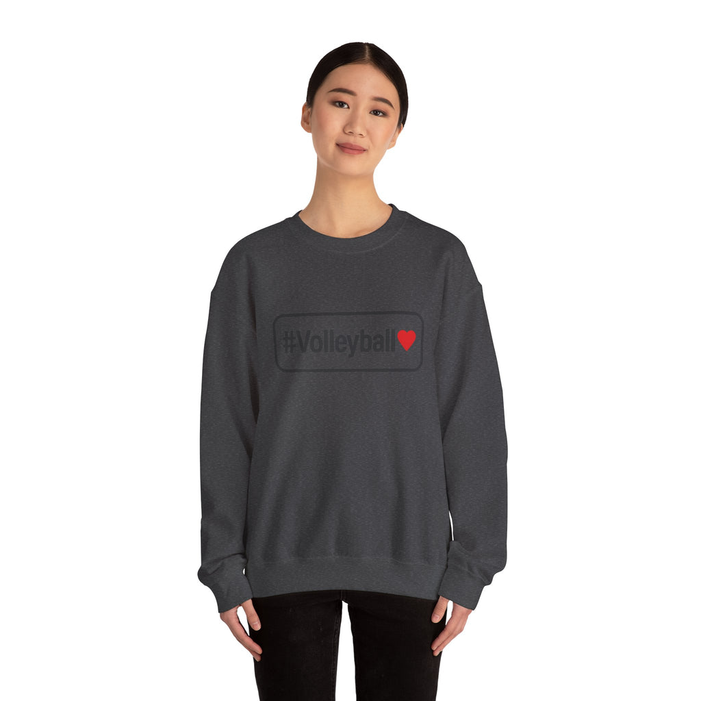 #Volleyball Unisex Crewneck Sweatshirt