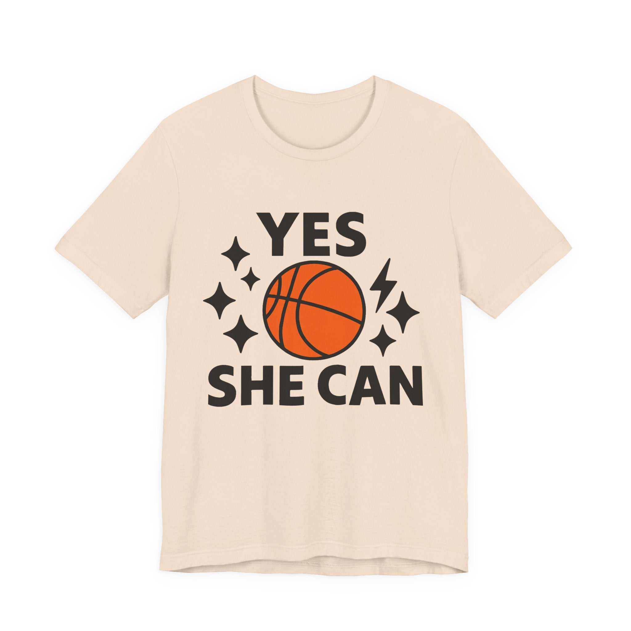 Yes, She Can Basketball Unisex Tee