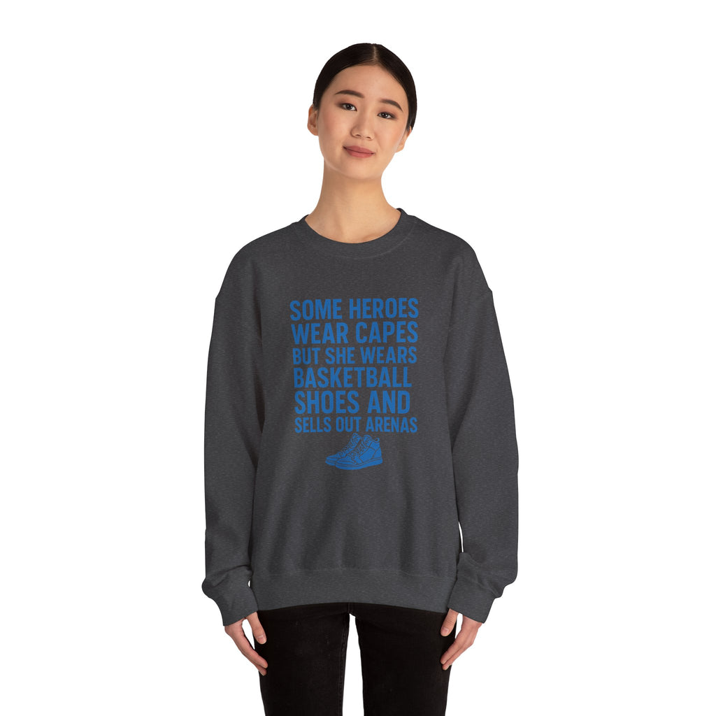 Basketball Hero Sweatshirt | Unisex Heavy Blend Crewneck