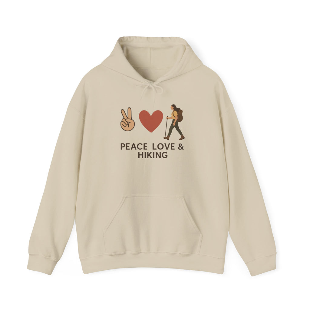 Peace, Love & Hiking Hoodie