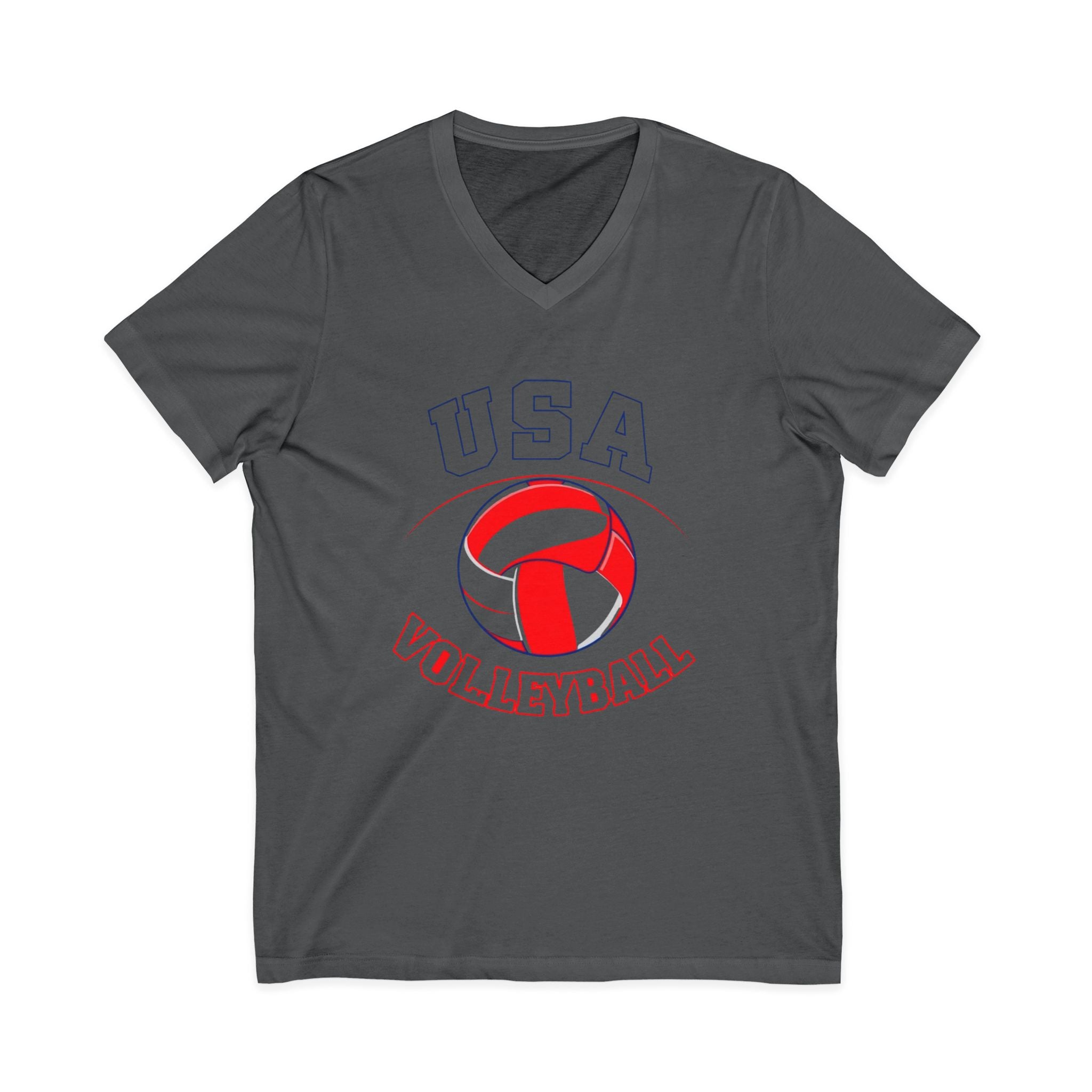 USA Volleyball V-Neck Tee