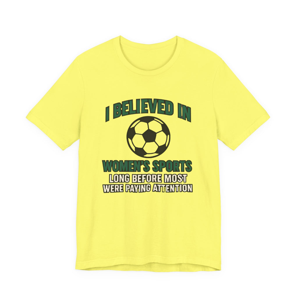 Empowering Women's Sports Tee - Unisex Jersey Short Sleeve T-Shirt