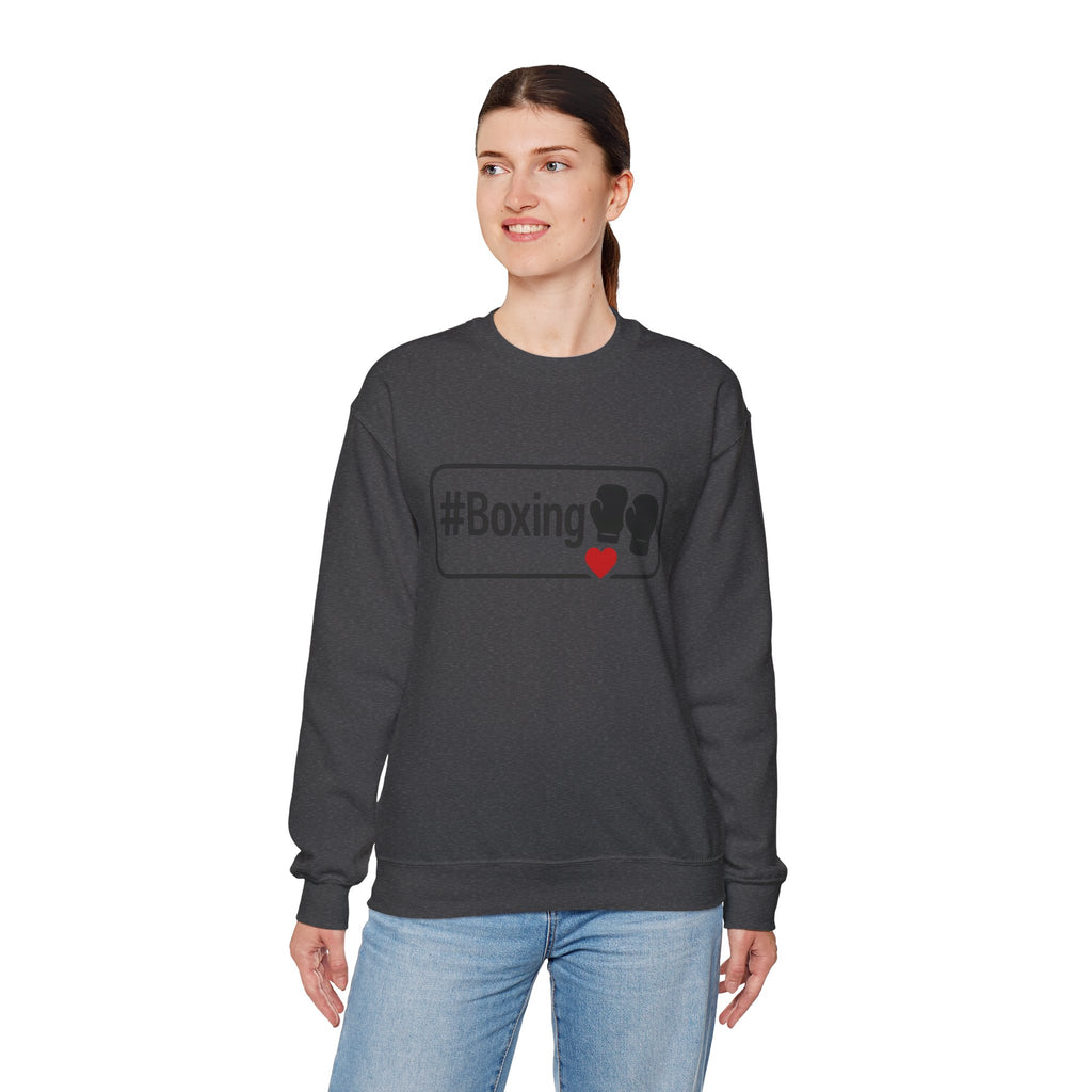 Boxing Love Sweatshirt - Unisex Heavy Blend Crewneck