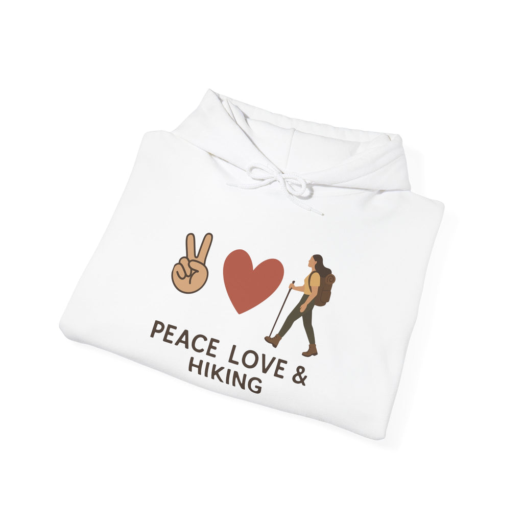 Peace, Love & Hiking Hoodie