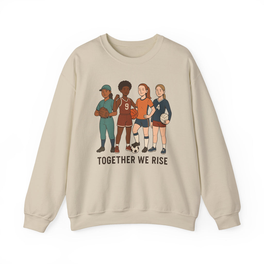 Empowering Crewneck Sweatshirt: Together We Rise