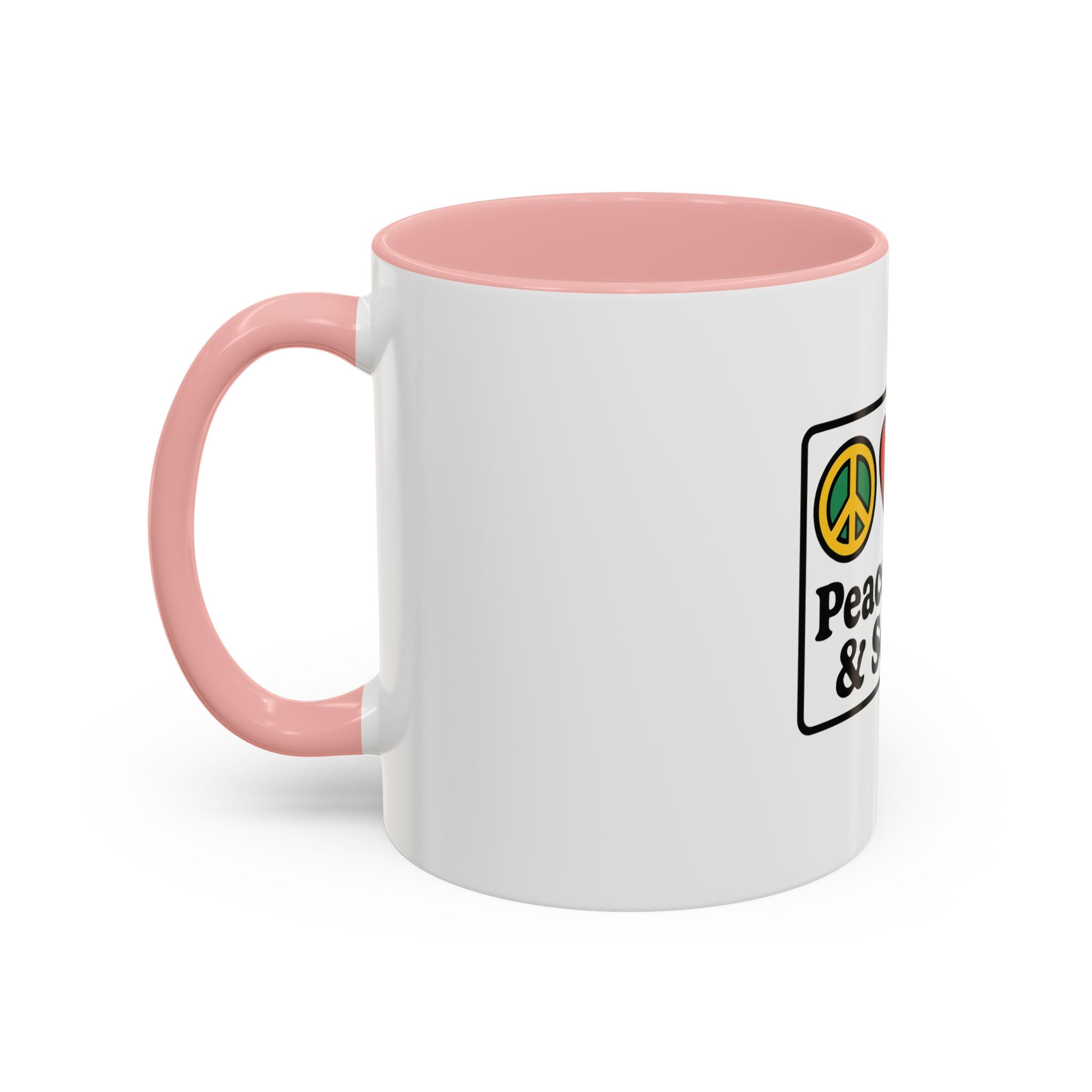 Peace Love & Soccer Coffee Mug - Fun Soccer Gift for Fans
