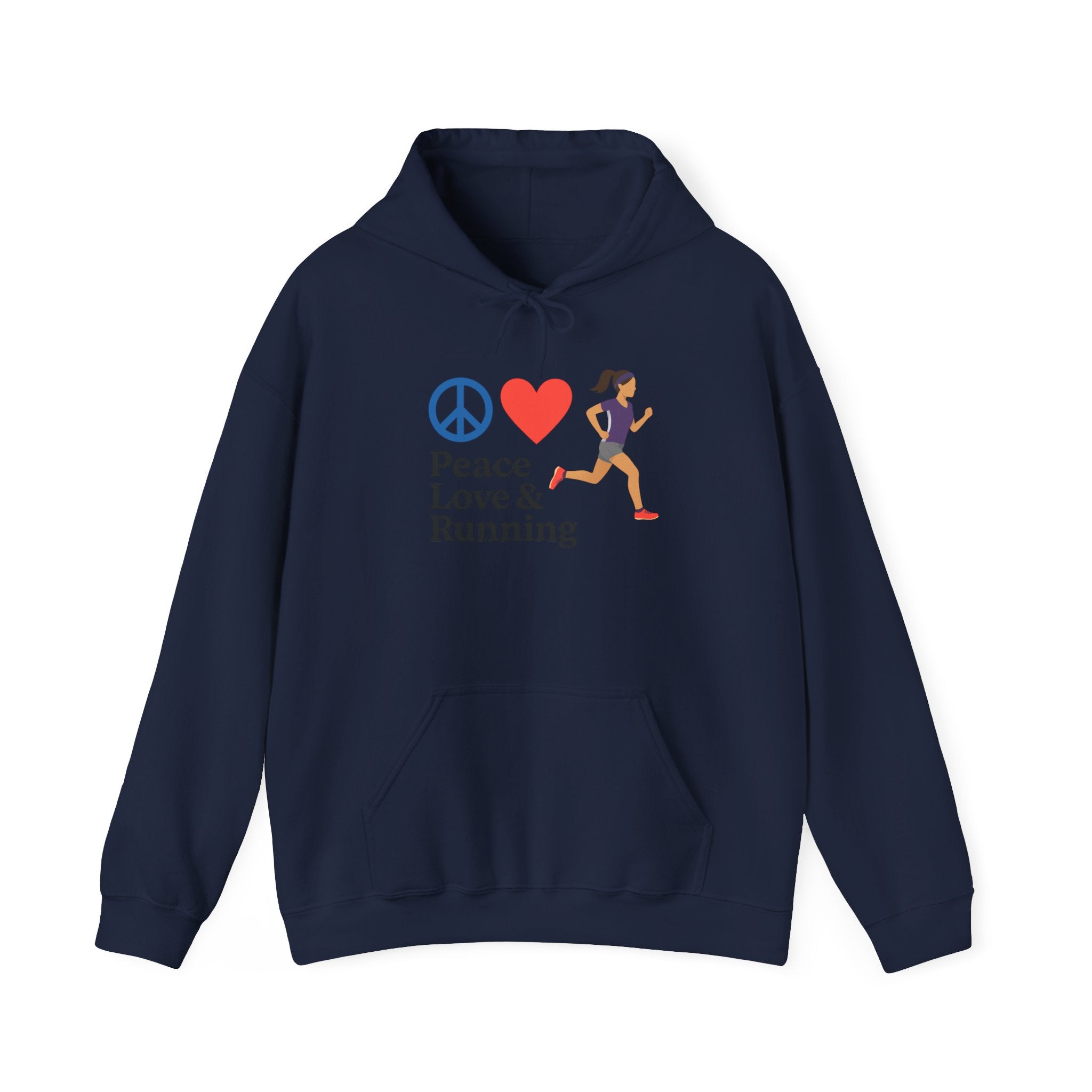 Peace, Love & Running Hoodie