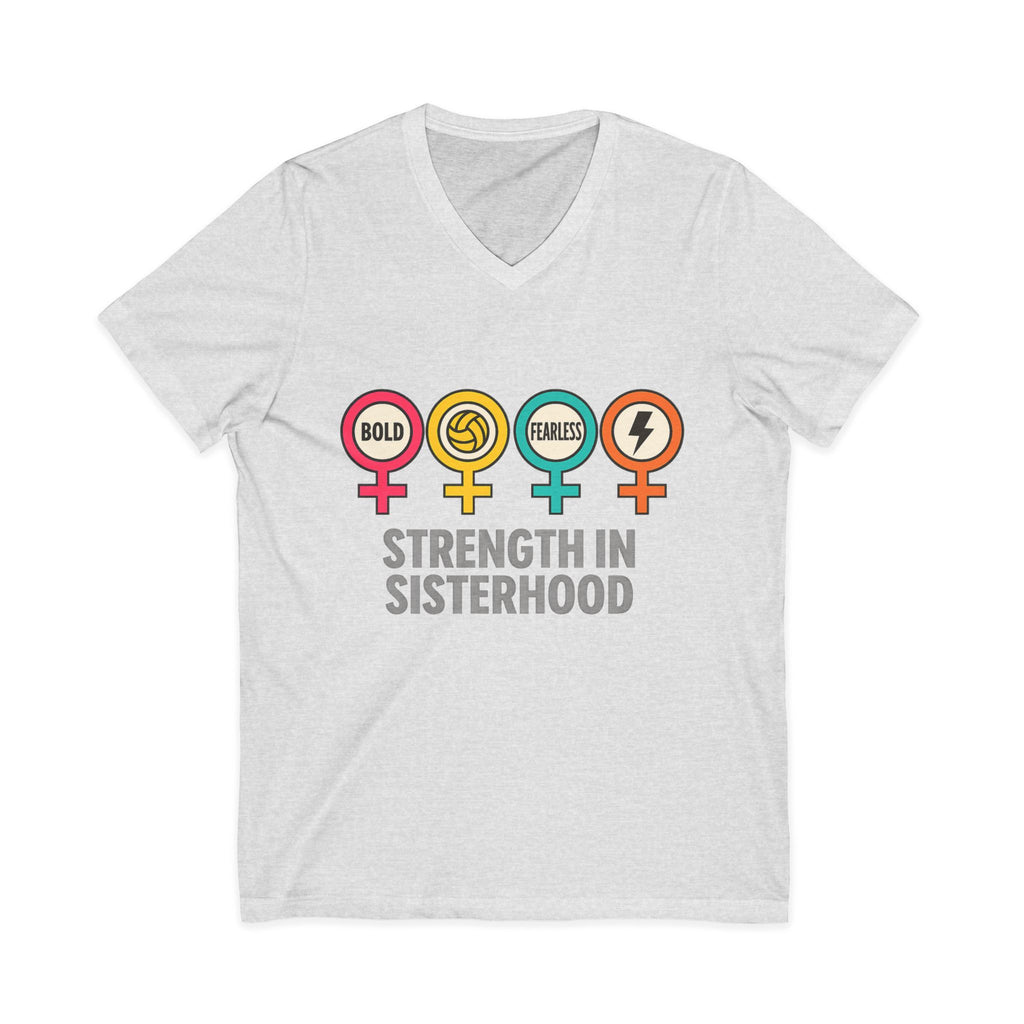Strength in Sisterhood V-Neck Tee