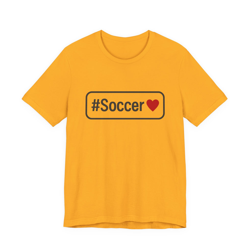 #Soccer Love Unisex Tee – Perfect for Fans