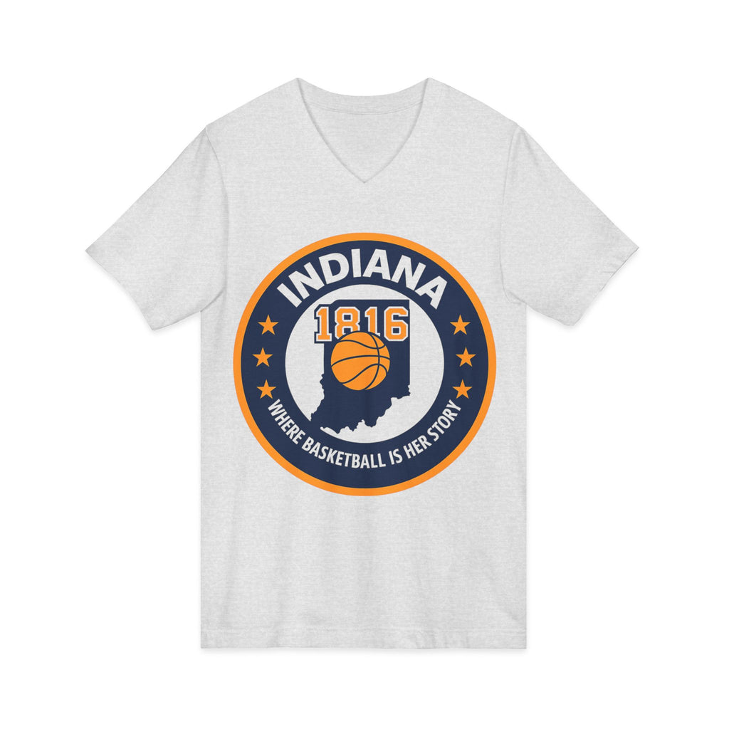 Indiana Basketball V-Neck Tee - Celebrate Your Love for the Game!