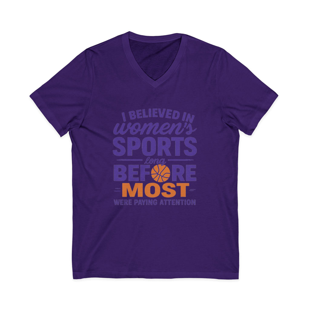 Women's Sports Believer V-Neck Tee