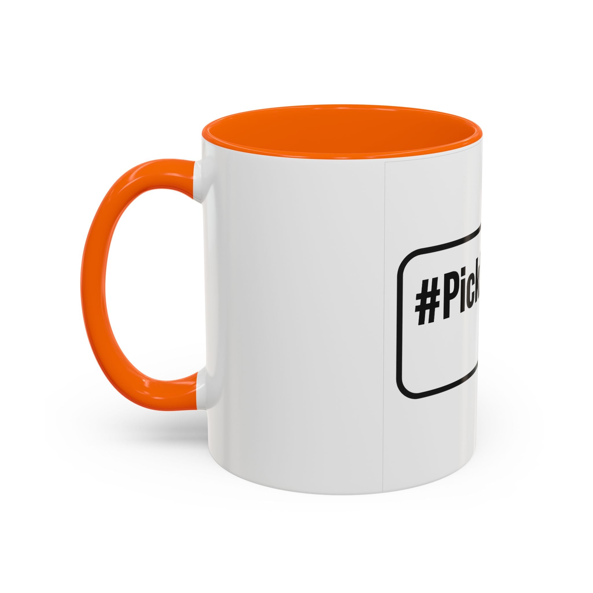 #Pickleball Accent Coffee Mug — Pickleball Paddle & Ball Design (11/15 oz)