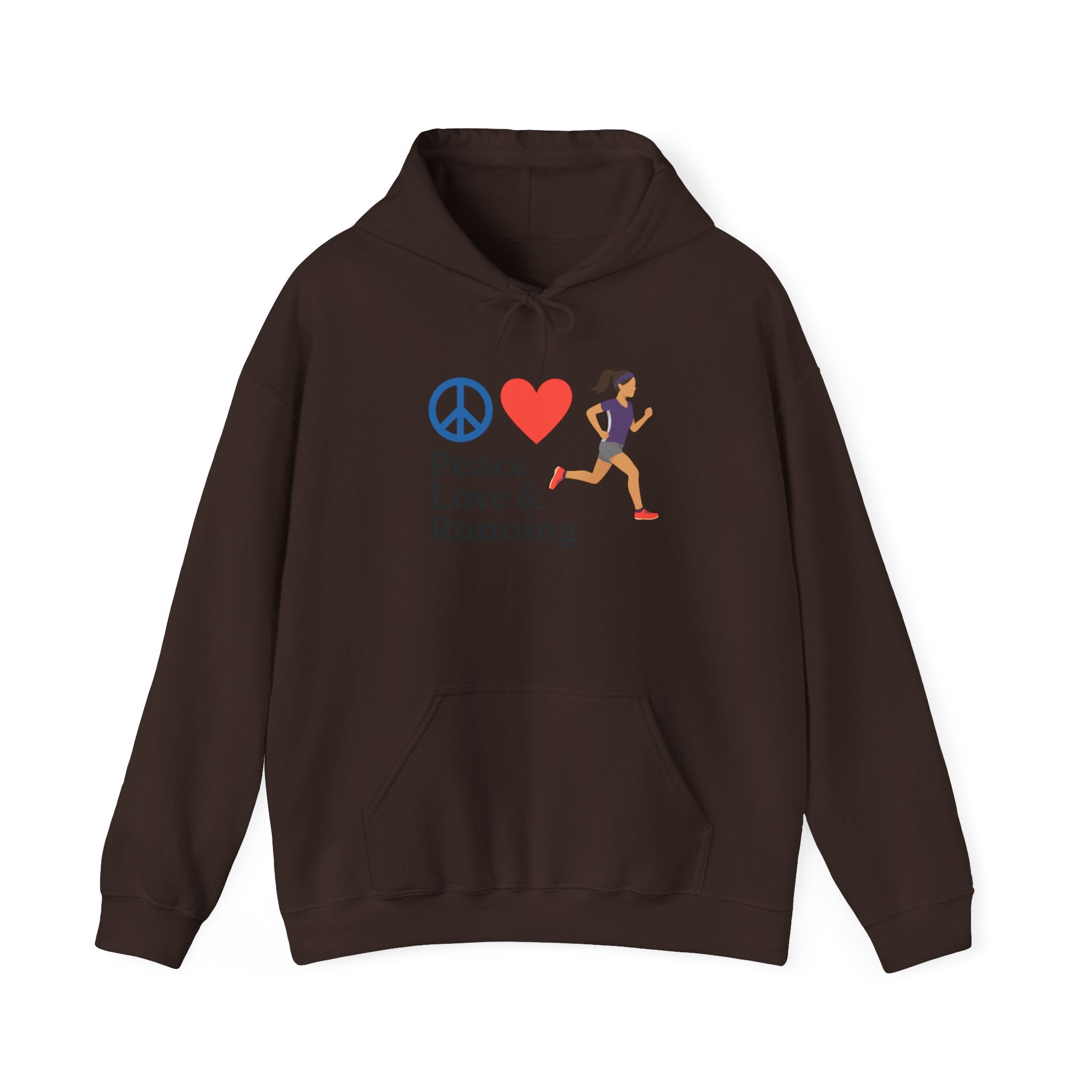 Peace, Love & Running Hoodie