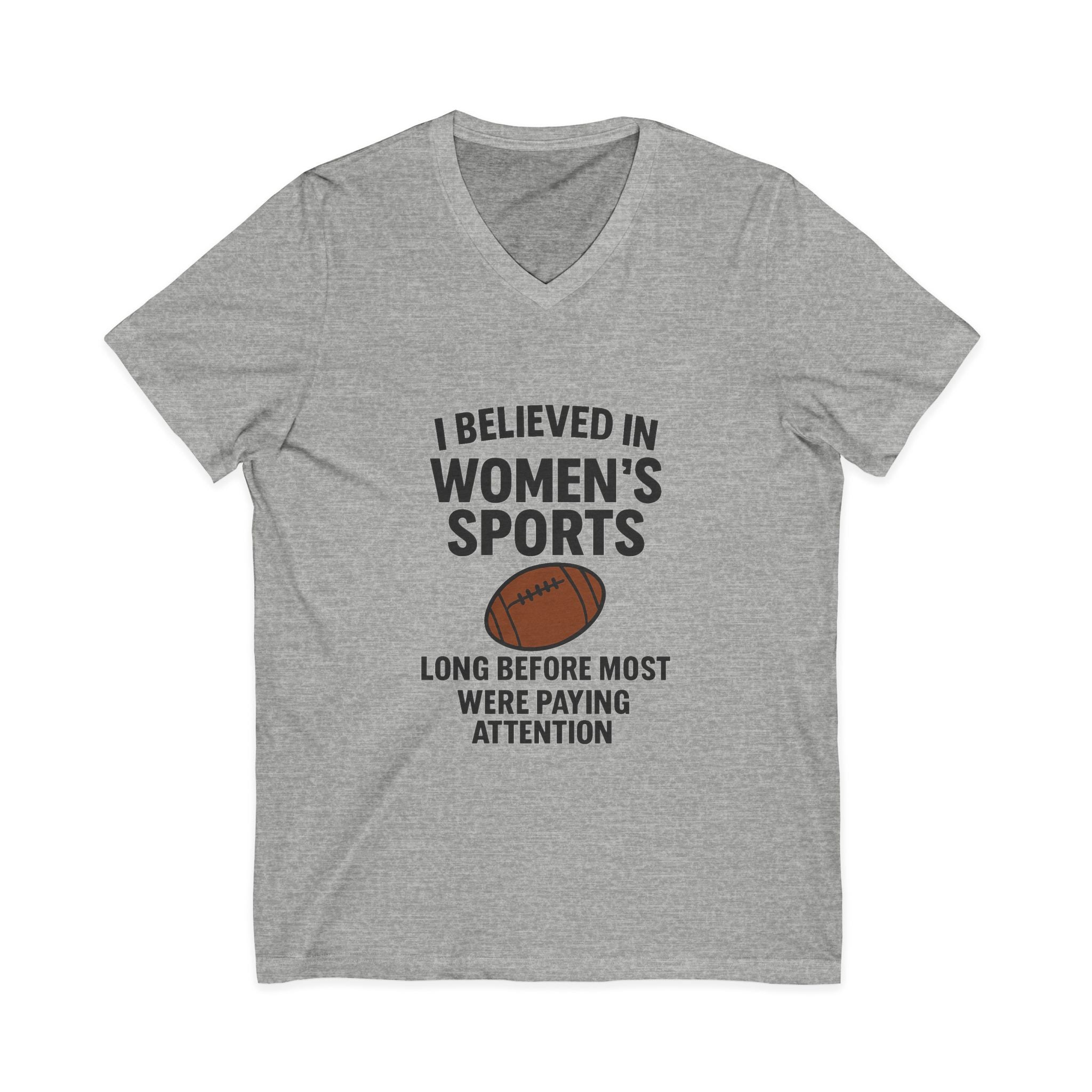 Women's Sports Advocacy V-Neck Tee