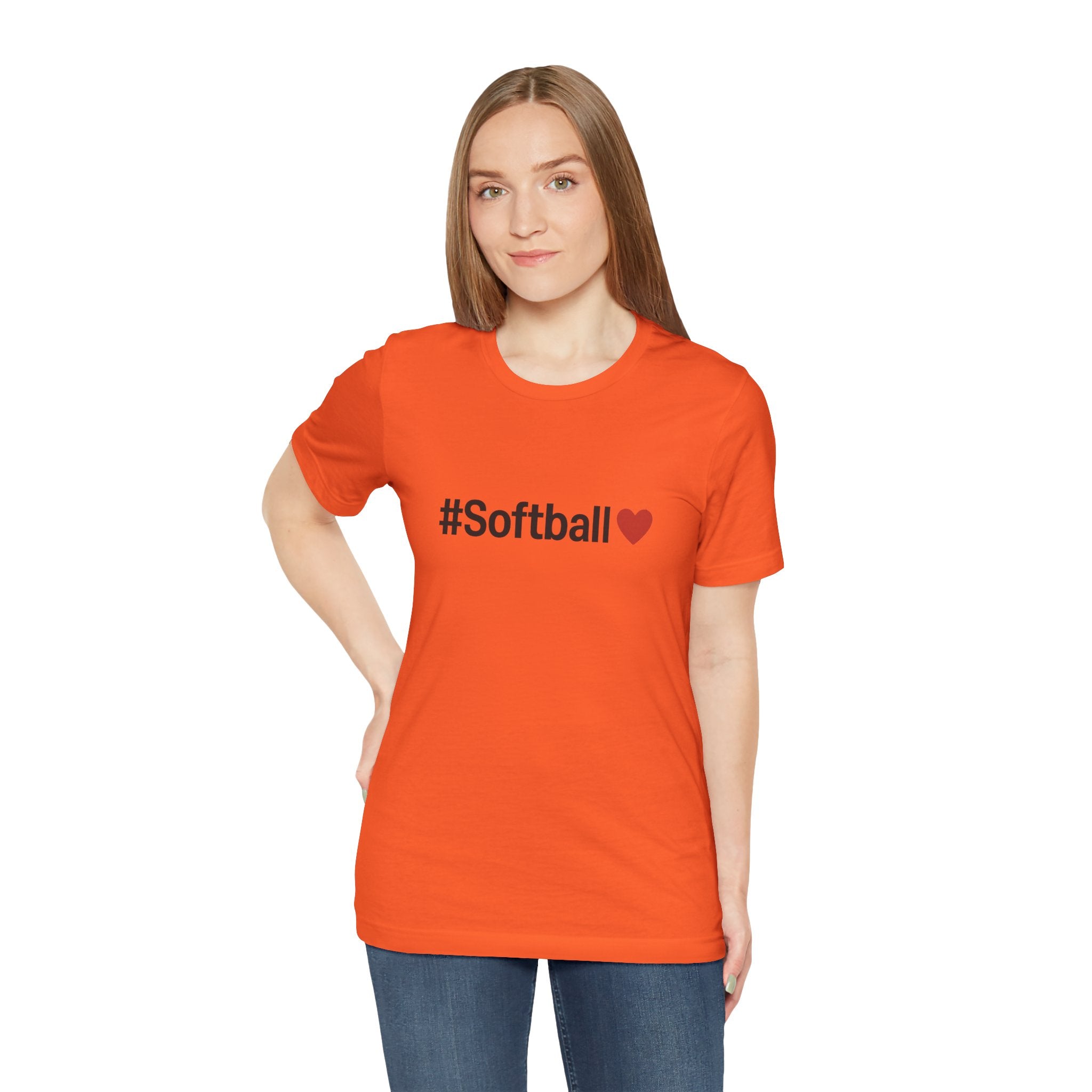 Softball Love Tee - Unisex Jersey Short Sleeve Shirt