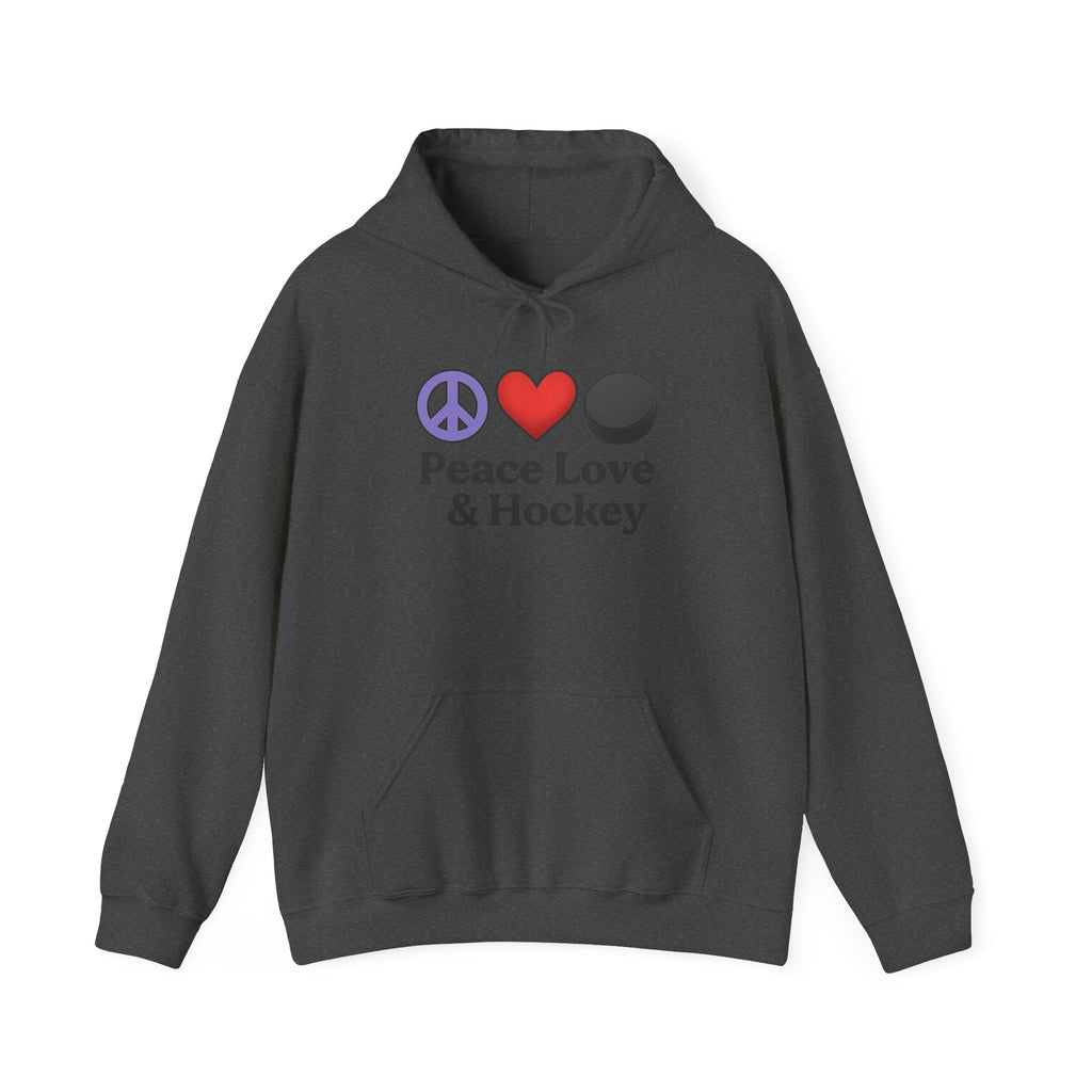 Peace Love & Hockey Hoodie