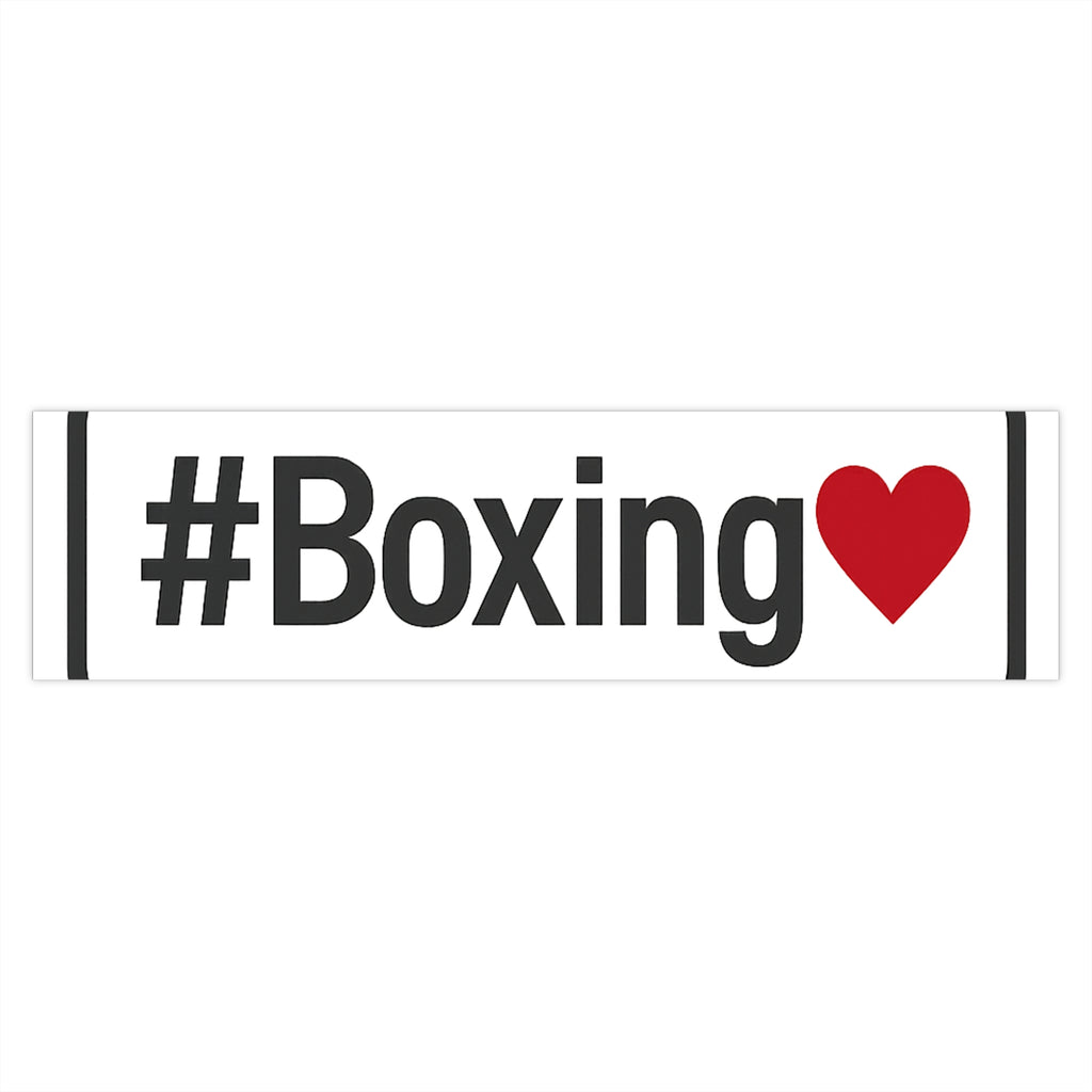 Boxing Love Bumper Sticker