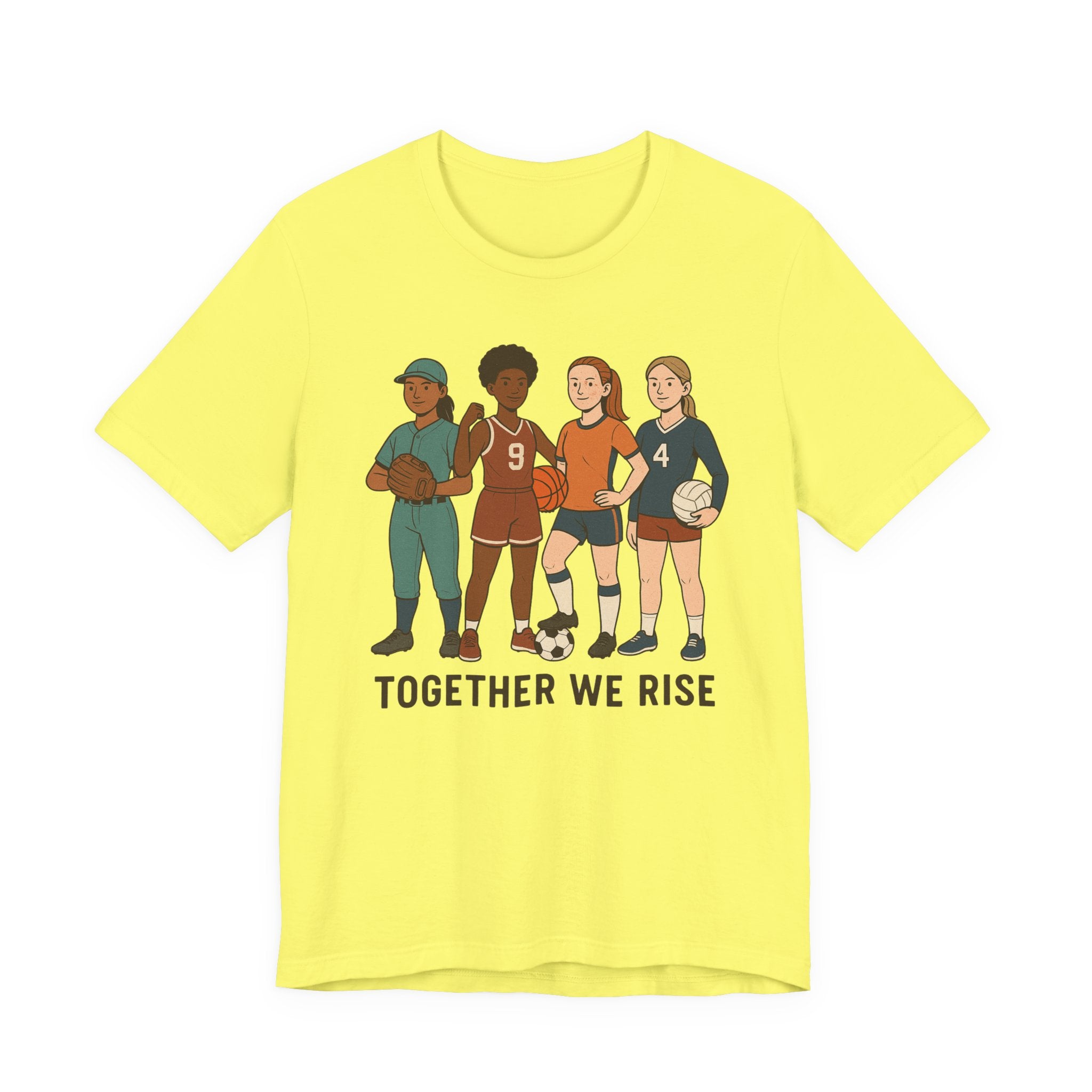 Empowering Together We Rise Tee | Unisex Jersey Short Sleeve T-Shirt