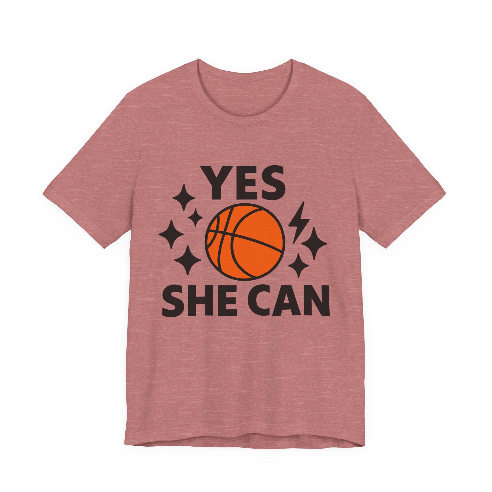 Yes, She Can Basketball Unisex Tee