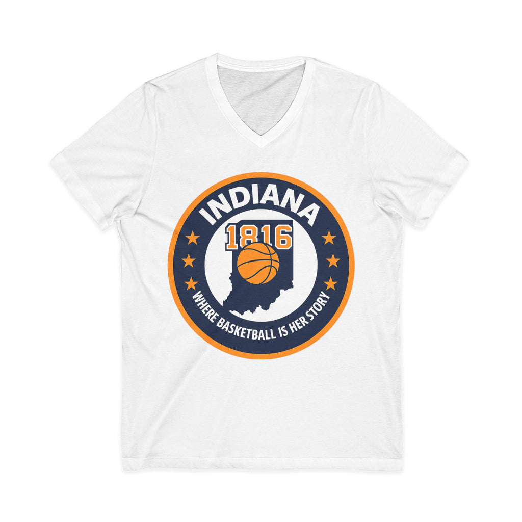 Indiana Basketball V-Neck Tee - Celebrate Your Love for the Game!