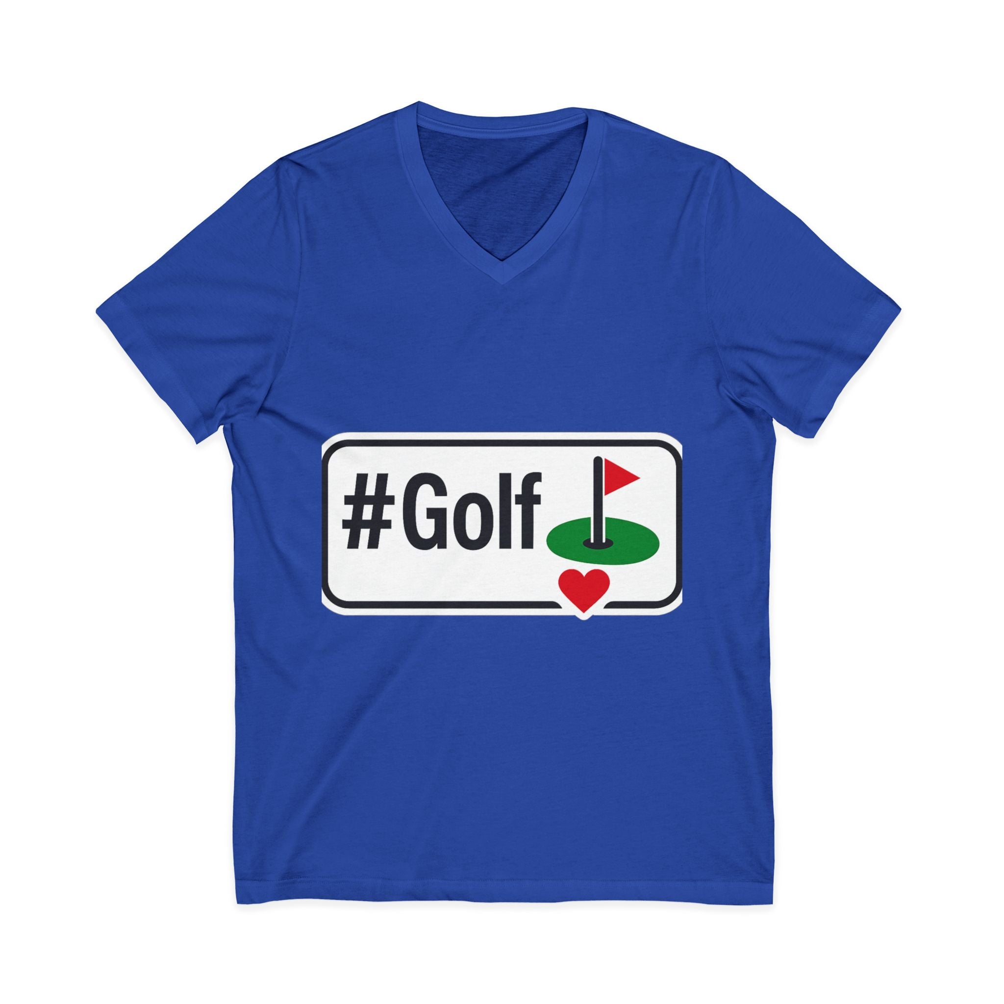 Golf Enthusiast V-Neck Tee