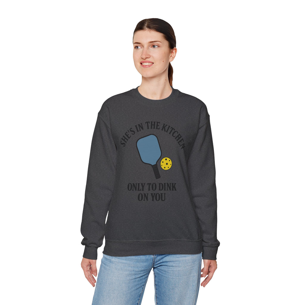 She's In The Kitchen Sweatshirt, Unisex Crewneck