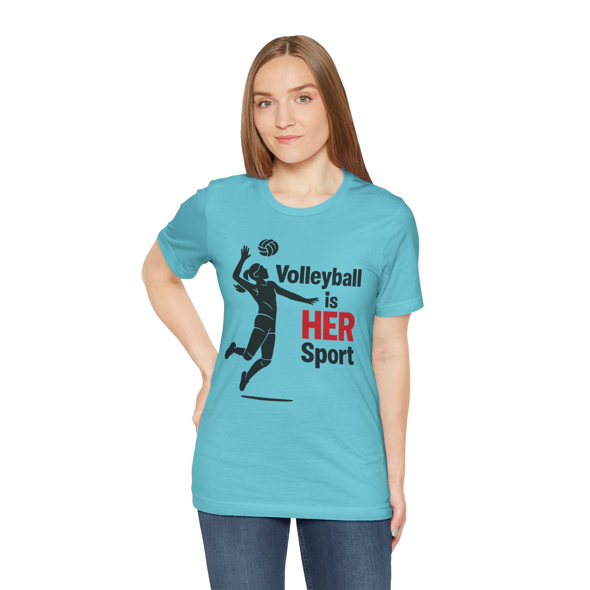 Women's Sports Pride Tee - Volleyball Is Her Sport