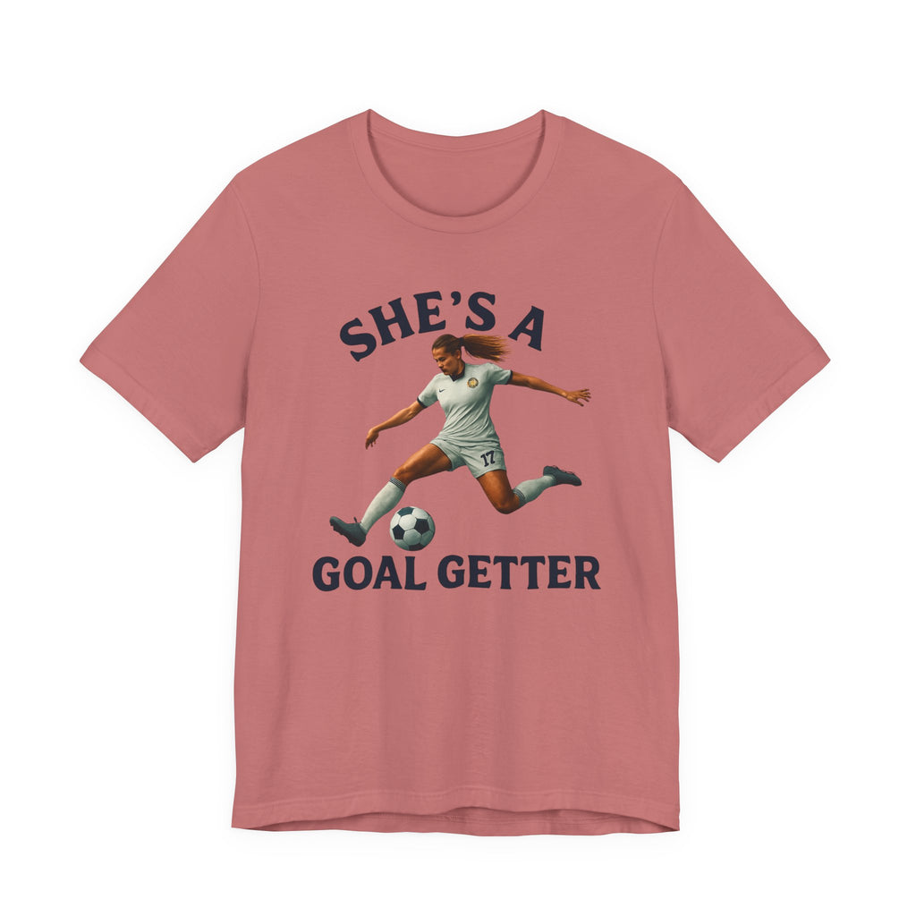 Goal Getter Unisex Jersey Tee | Soccer Shirt for Sports Lovers